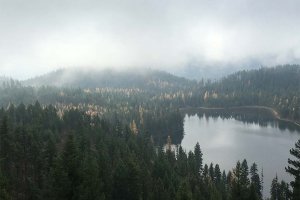 Alvord Lake and the surrounding forest serves as winter range for moose, deer and elk.