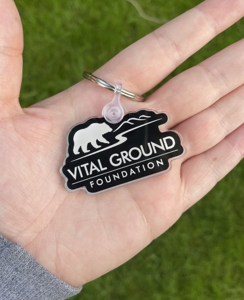 Vital Ground logo key chain