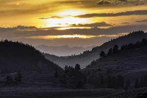 Sunset, Lamar Valley